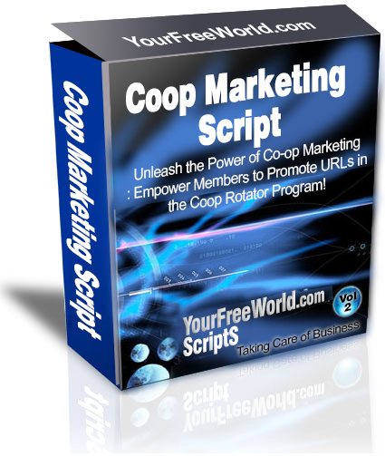 Coop Marketing Site software