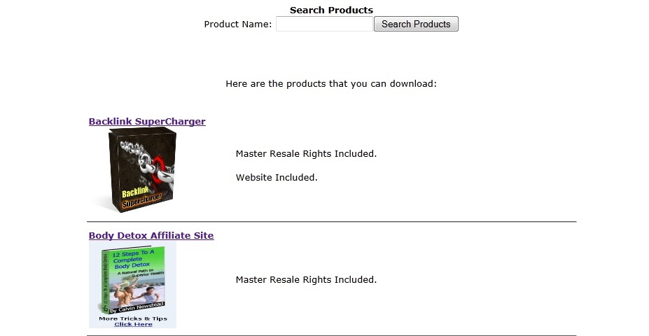 master resale rights products