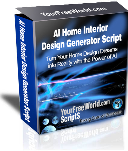 AI Home Interior Design Generator Script