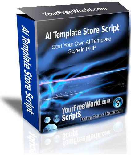 AI Template Store Script