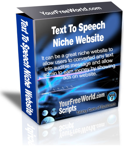 Text To Speech Niche Website Script