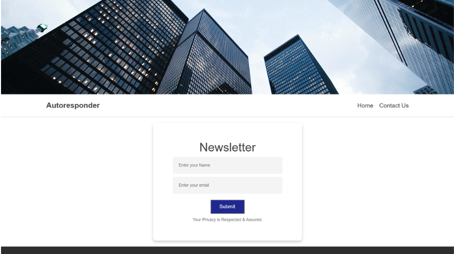 Autoresponder & Mailing List Script dashboard