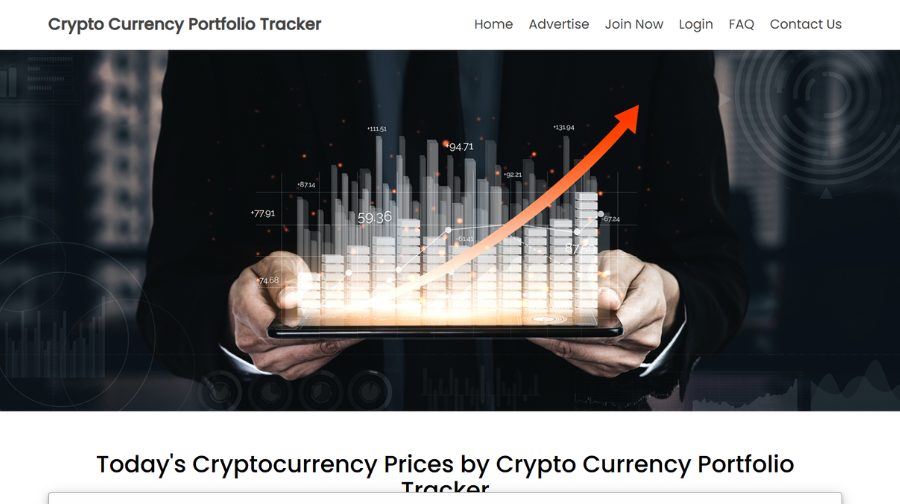Cryptocurrency Portfolio Tracker Script dashboard