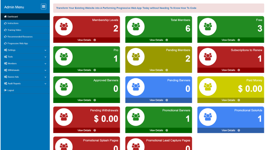 EEAT Website Auditor Script admin dashboard