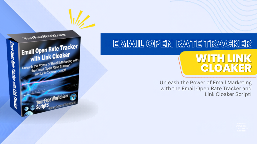 Email Open Rate Tracker with Link Cloaker