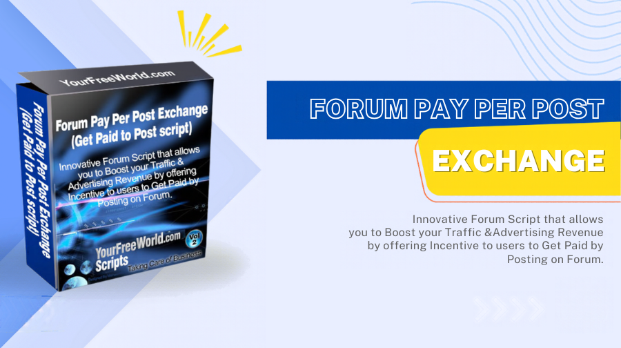 Forum Pay Per Post Exchange Script