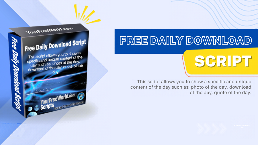 Free Daily Download Script