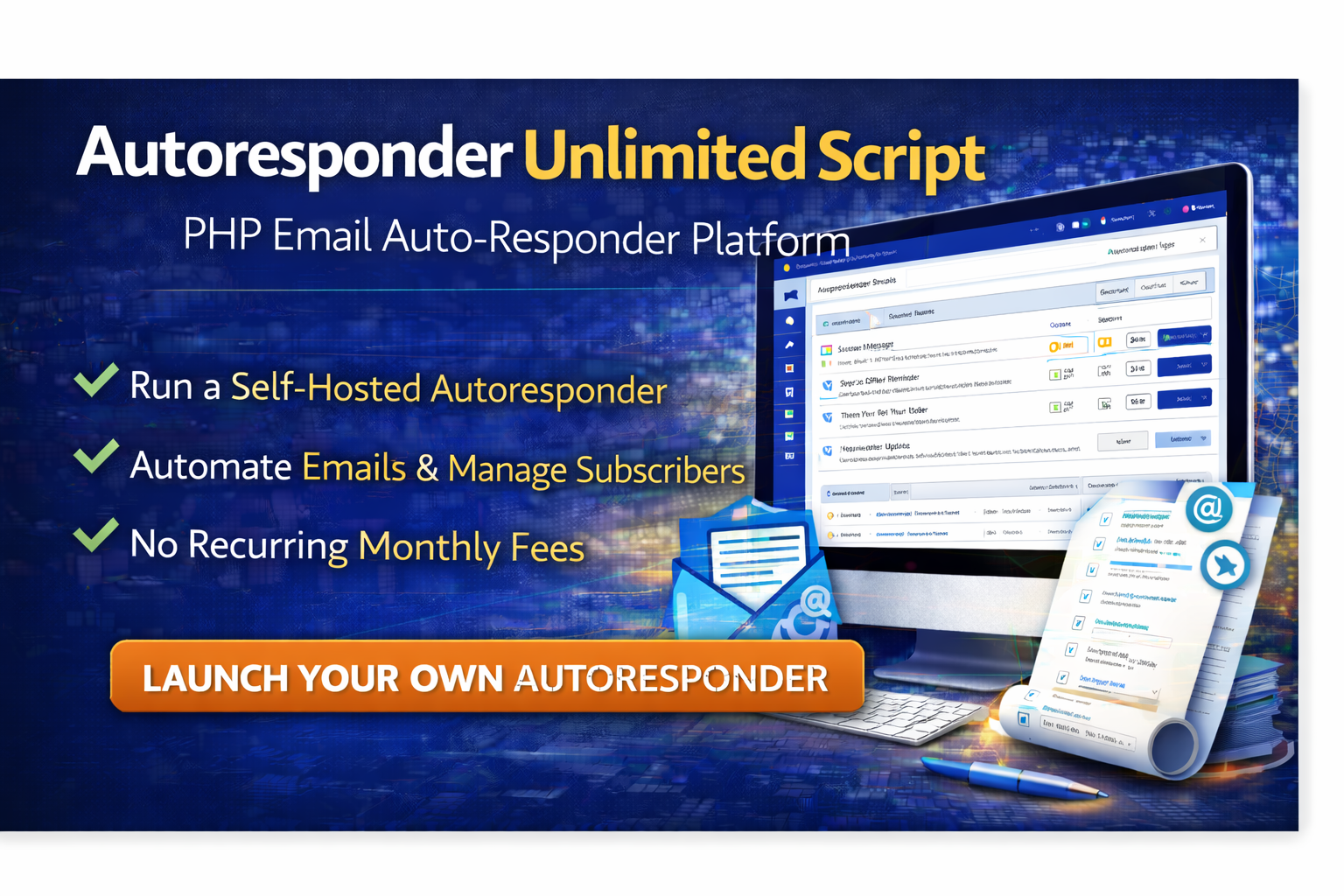 Autoresponder Unlimited Script – PHP Email Auto-Responder Platform ...