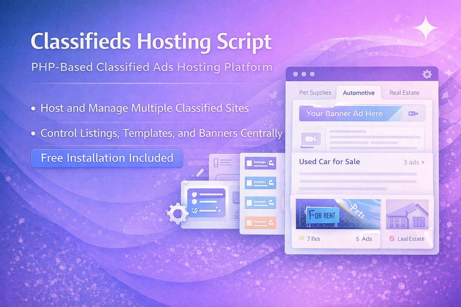 Classifieds Hosting Script – PHP Classified Ads Platform