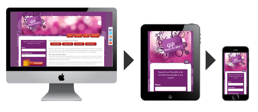 responsive website design