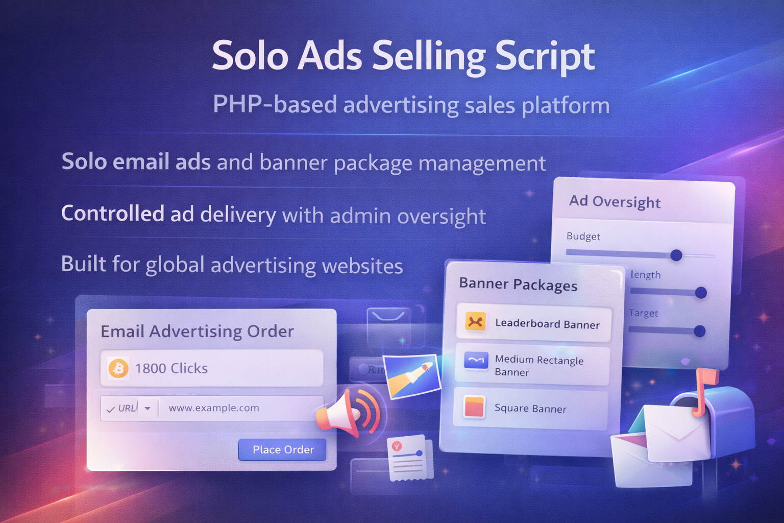 Solo Ads Selling Script – PHP Solo Ads & Banner Monetization