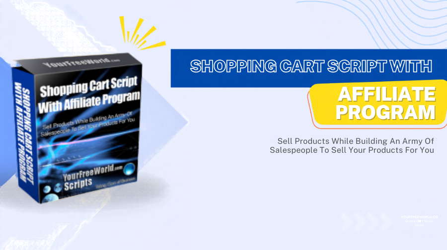 PHP Shopping Cart Script With Affiliate Program