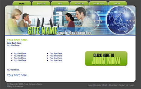 web templates