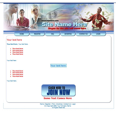 html template