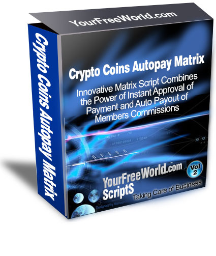 Perisian rangkaian pemasaran autobayar Crypto Coins