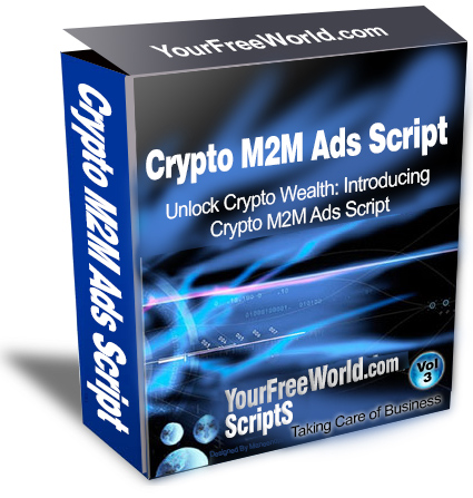 Crypto M2M Ads Script
