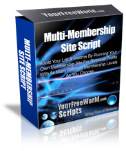 Multi Membership Site Script