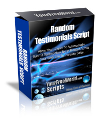 Random Testimonials Script (Single Usage)